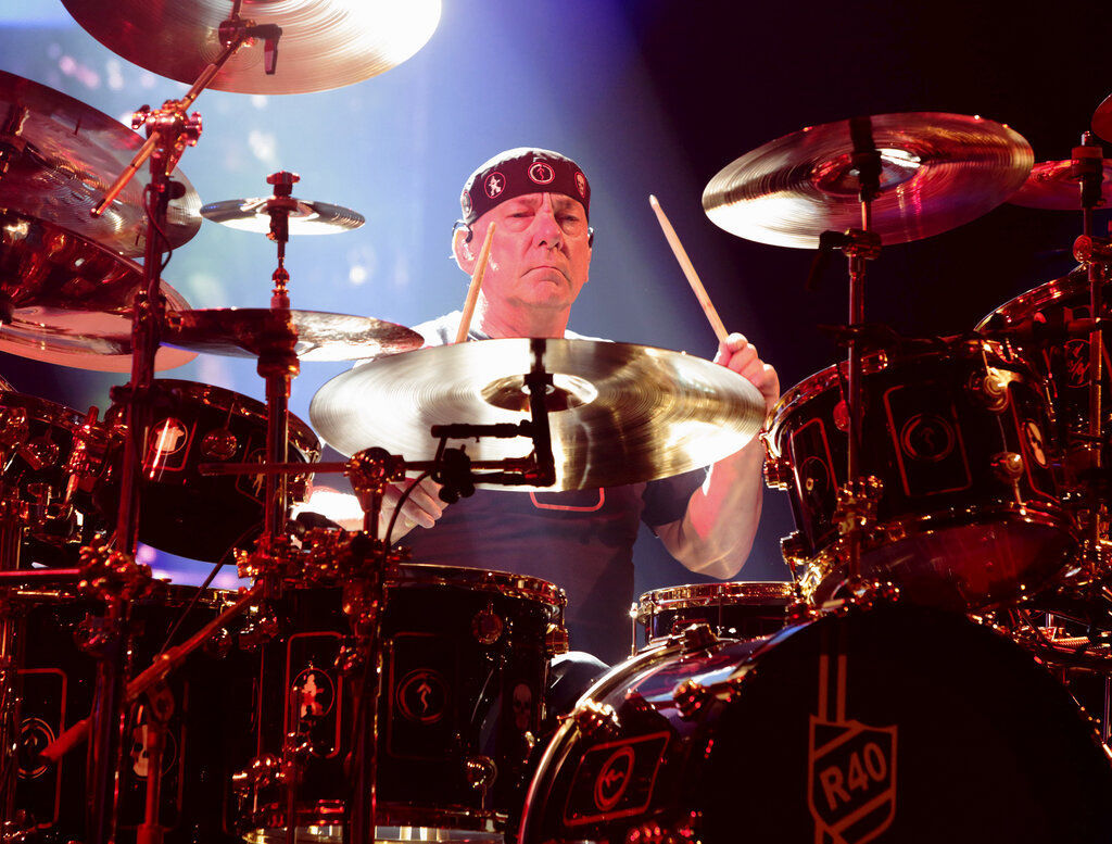Rush drummer Neil Peart